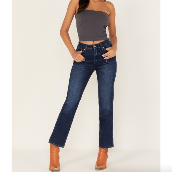 Wrangler Wild West 603 High Rise Straight Jeans 24 X 28 - Picture 16 of 16